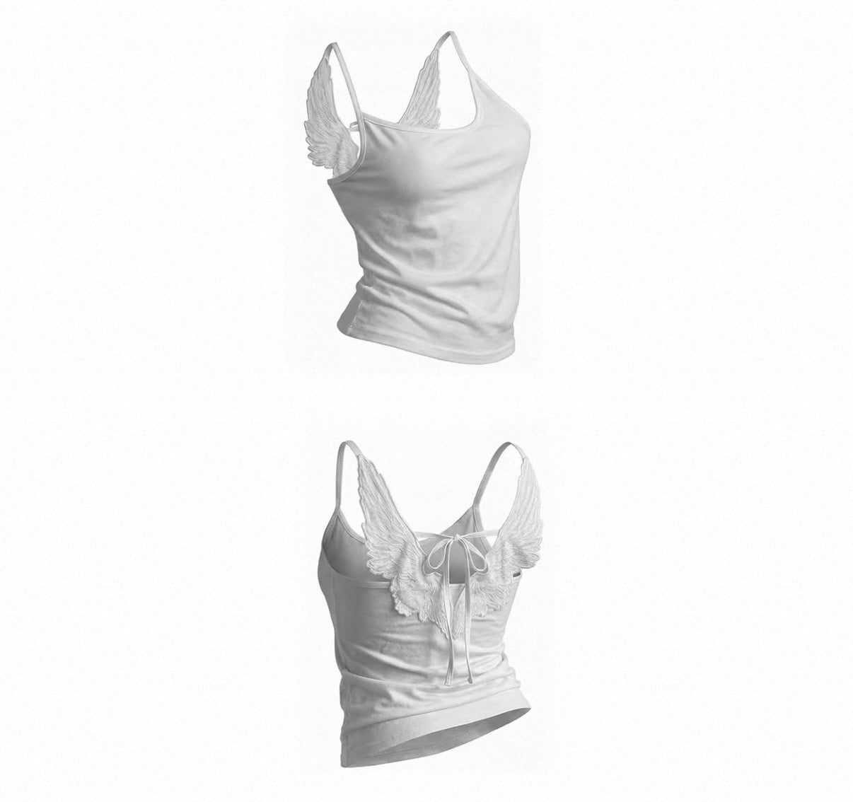 Celestial Wings Backless Top