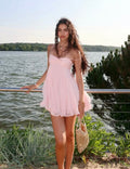 Blush Breeze Mini Dress